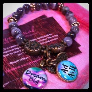 Amethyst Power Penny Bracelet by Life is Grand